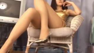 Online film SHINY PANTYHOSE AND PERFECT CAMEL TOE