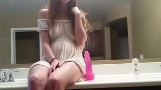 Online film Teen Playing with her Favorite Toy