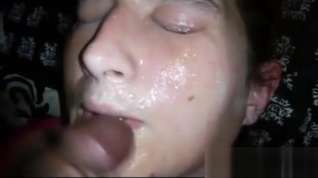 Online film Cum on gf face