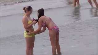 Online film Pretty Bikini Girl At Beach