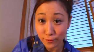 Online film Shizuku Morino naughty Asian milf in kimono gets facial