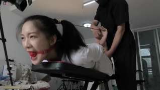 Online film Chinese Model bondage & tickle