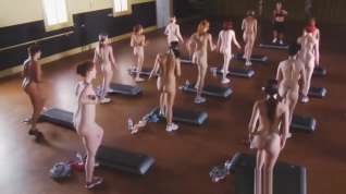 Online film Australian nude girls group exercise