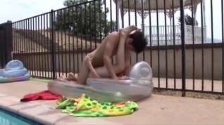 Online film Cute twinks at pool sucking fucking and cums