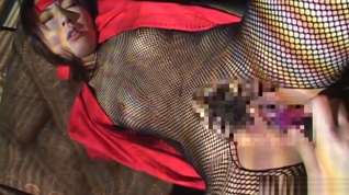 Online film Juri Kano, Asian milf in sexy fishnets in arousing toy insertion on cam
