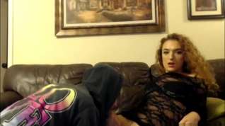 Online film Lucky guys blows huge dick curly femboy