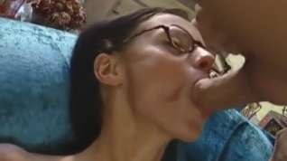 Online film assfucking brunette in glasses