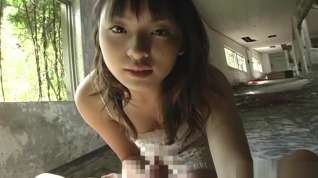 Online film Hiraru Koto, hot Asian teen shows off in amateur hand work