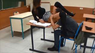 Online film A math teacher takes pleasure with a sexy student during a private lesson