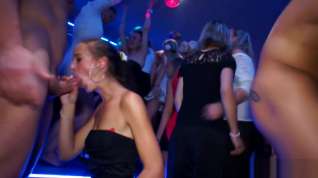 Online film European partybabes rammed by strippers