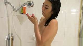 Online film Hot oriental harlot Masturbate her juicy pussy in the shower