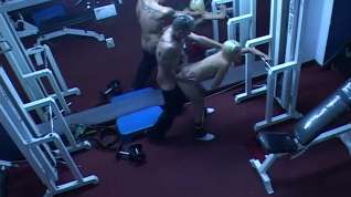 Online film Voyeur angle of sex in the gym - Latin-Hot