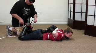 Online film red blouse hogtied