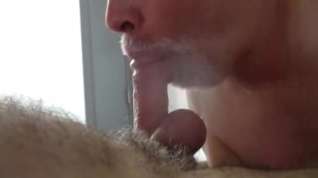Online film NYC Hairy Bear Chews A Stogie While CumSlut Smokes A Pole.