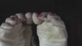 Online film Ebony foot tease