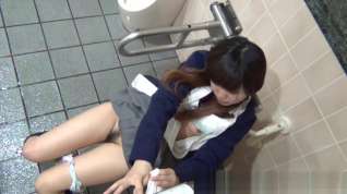 Online film Japanese teen in uniform