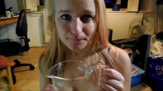 Online film PervyPixie-facefucked and drinking Piss and Cum