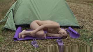 Online film Solo dutch teen outdoors