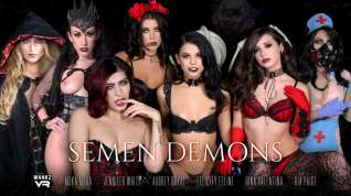 Online film Semen Demons Preview - Audrey Royal & Felicity Feline & Franchezca Valentina & Gia Paige & Gina Valentina & Jennifer White & Moka Mora - WANKZVR
