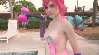 Free online porn Amouranth Fortnite Cosplay