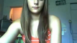 Online film Schoolgirl shows her boobs on cam