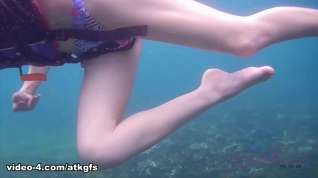 Online film You And Kenzie Enjoy A Day Underwater - ATKGirlfriends