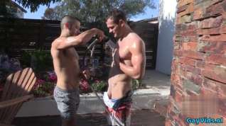 Online film Latin gay flip flop and facial