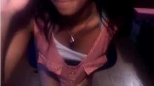 Online film Beautiful Black Teen Playing With Me On Webcam