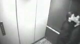 Free online porn Security cam - blow job in an elevator