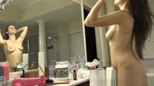 Online film Lelu Love-Voyeur Spying On Shower Oiling Blowdry