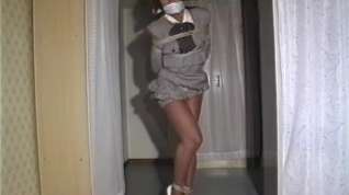 Online film Office girl tied and gagged