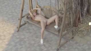 Online film Brunette beautiful model sexy striptease