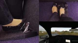 Online film [Pedal Pumping] Driving Fast in Ballet Flats