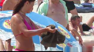 Online film Sexy Bikini Thong Milf beach Voyeur HD Video Spy Cam