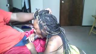 Online film Ebony With Braids Give A BJ And Get A Facial
