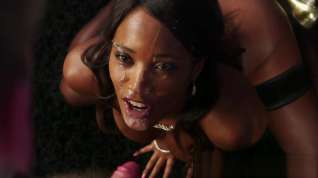 Online film Black busty british beauty facialized pov