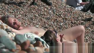 Online film Amateur public nudist beach voyeur vid