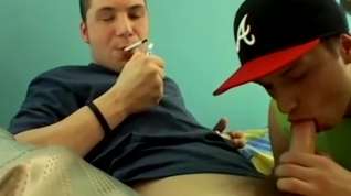 Online film Cigar smoking twink pounding his friend hard from behind