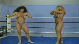 Online film name the muscle wrestling/catfight video company 34