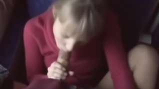 Online film Blonde on Czech Train Quietly Fucked in Public