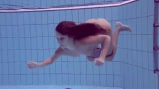 Online film Bushy and surprised underwater teen Gurchenko