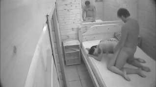 Online film Fuck lover in a sauna, a hidden camera