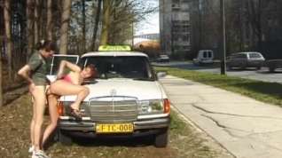 Online film teen anal fucked in pubic by her taxi driver