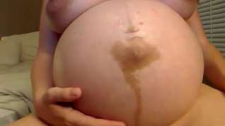 Online film Very Stretched Pregnant Belly