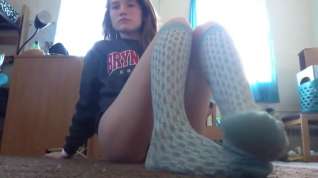Online film Samanthasocks in long socks