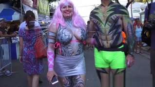 Online film Sexy Street Flashing Sluts Fantasy Fest 3