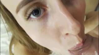 Online film Teen Sucks a Big Dick Until it Shoots All Over Her Face