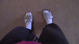 Online film Giantess with tiny in sweaty shoes and socks