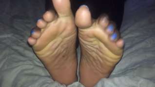 Online film Ebony footjob