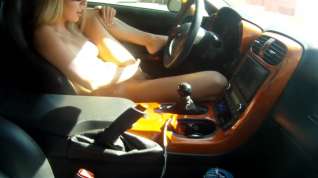 Online film Pulled over driving Corvette nude!
